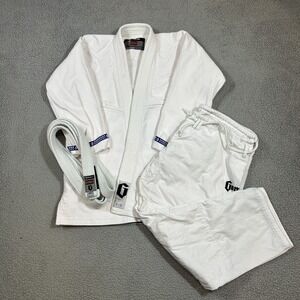 Gameness Professional Gi White A6 Ripstop IBJJF Legal Brazilian Jiu Jitsu Kimono